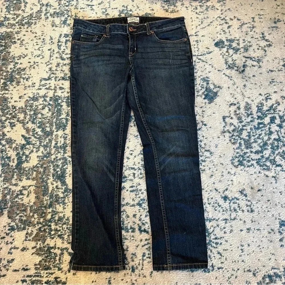 Aeropostale Bayla Skinny Denim Jeans Low Rise Medium Wash Size 11/12 Short